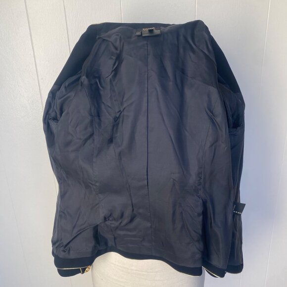 Escada Couture Button Down Jacket Blazer Wool Black - Picture 15 of 16